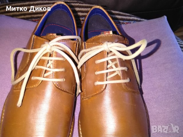 Daniel Hechter paris естествена кожа маркови френски обувки №40 стелка 25.2см нови, снимка 6 - Официални обувки - 41817918