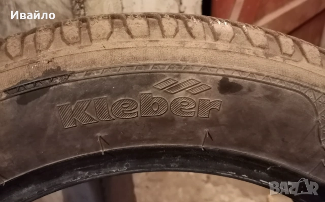 Продавам 2 броя зимни гуми 205.55.16 на 1 сезон дот 2020 Kleber , снимка 4 - Гуми и джанти - 53629999