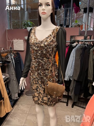 Официална рокля с пайети , снимка 4 - Рокли - 36021411