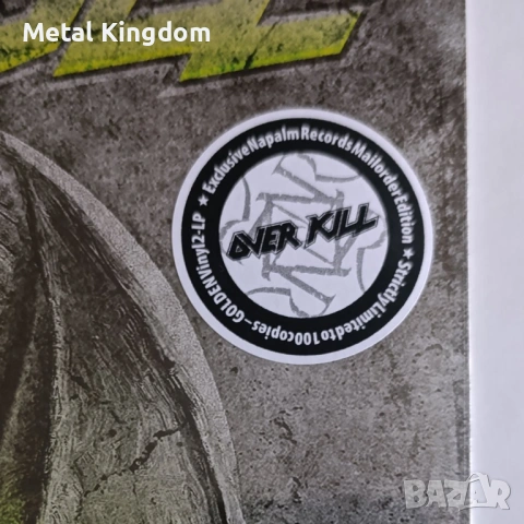 OVERKILL - White Devil Armory (2xLP - Golden Vinyl) NEW & SEALED Thrash Metal, снимка 3 - Грамофонни плочи - 53294652