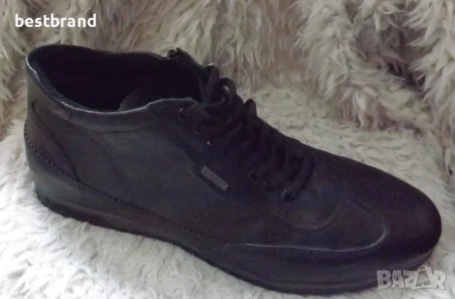 Мъжки боти от естествена кожа, код 421/45, снимка 1