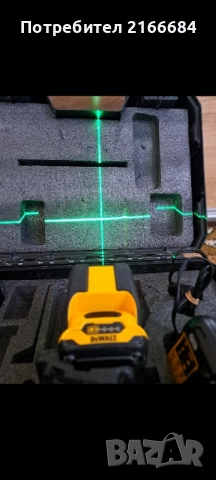 Линеен лазерен нивелир DeWALT DCE088G със зелен лъч, снимка 3 - Измервателни инструменти - 51715702