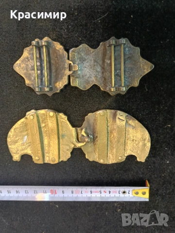  Бронзови пафти - 60€/177,35 лв. за бр. Доставка с еконт, снимка 7 - Антикварни и старинни предмети - 53393750