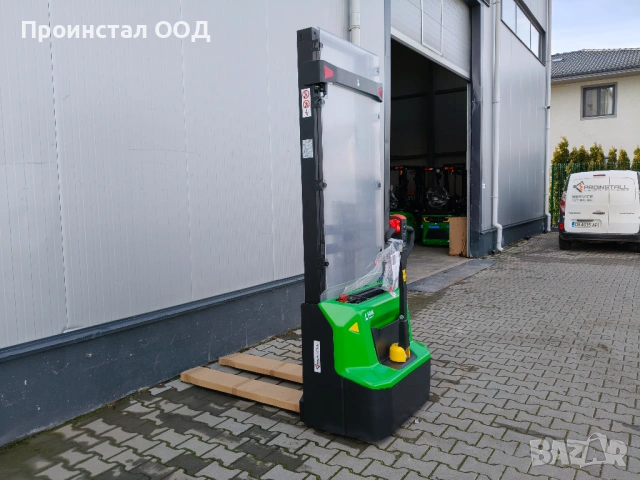 Ел. стакер Noblelift SWЕ-130, duplex, товар до 1300 кг, повдигане до 3.6 м, снимка 3 - Други машини и части - 53719260