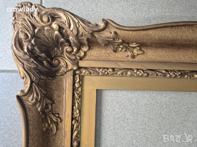 Барокова златна дървена рамка за гоблен картина огледало 10, снимка 7 - Картини - 52631706