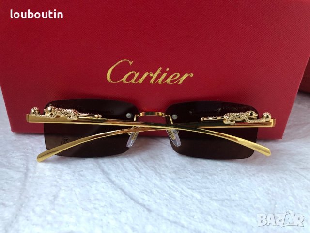 Cartier висок клас слънчеви очила Мъжки Дамски слънчеви 4 цвята, снимка 12 - Слънчеви и диоптрични очила - 41958221