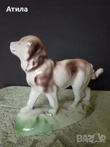 статуетка порцеланово куче 18/14 см, снимка 3 - Статуетки - 49073779