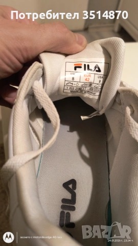 Кецове FILA, снимка 2 - Кецове - 53219379