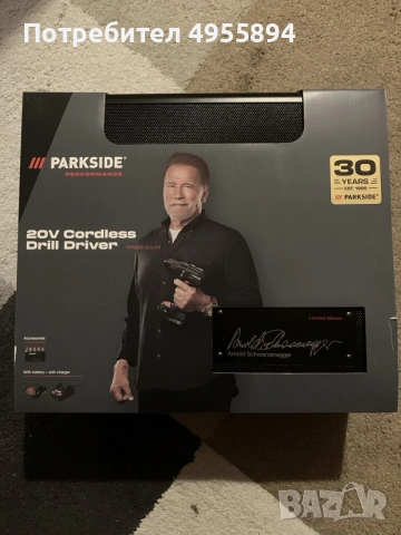 Акумулаторен винтоверт PARKSIDE 20V Brushless PPABSS 20-Li A1 + батерия и зарядно, снимка 3 - Винтоверти - 56168683
