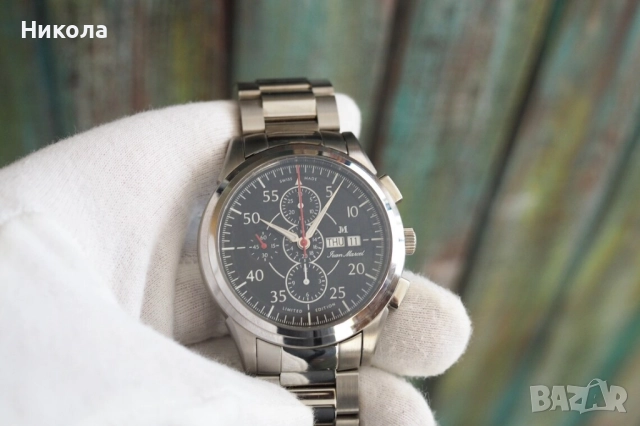JEAN MARCEL Astrum Chrono Automatic, модел 360.266.33, реф. 160.266 - нов, снимка 2 - Мъжки - 52348552