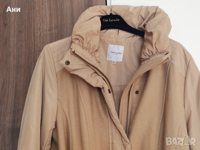 Guy Laroche бежав тренч може и замяна, снимка 2 - Палта, манта - 44446895