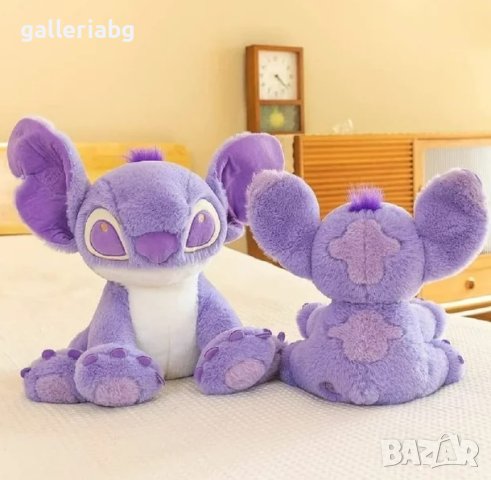 40см! Плюшена играчка на лилав Стич (Lilo & Stitch), снимка 1 - Плюшени играчки - 41539546