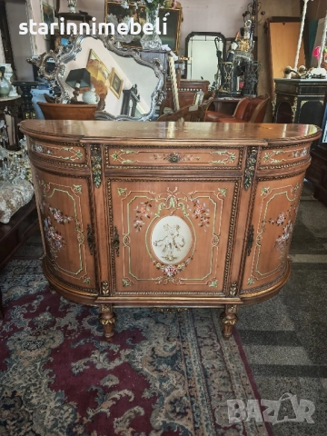 Изключителен рисуван комод , снимка 9 - Бюфети - 52519026