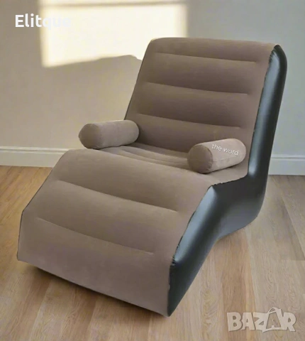 Удобен надуваем S-образен шезлонг с подлакътници, снимка 8 - Надуваеми играчки - 53459632