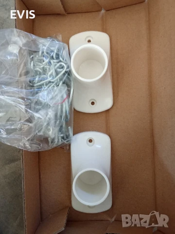 Регулируем телескопичен двоен лост за гардероб – метален (инокс), 152-246 см 🔩, снимка 3 - Гардероби - 50806195