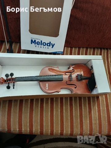 Детска виола Melody - Цигулка, снимка 2 - Музикални играчки - 53068601