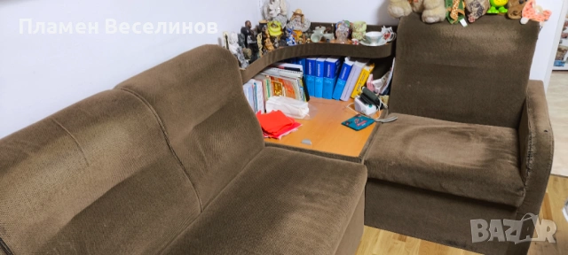 ъглов разтегателен диван   , снимка 2 - Дивани и мека мебел - 53156136