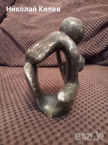 Малка пластика бял метал , снимка 4 - Колекции - 39924642