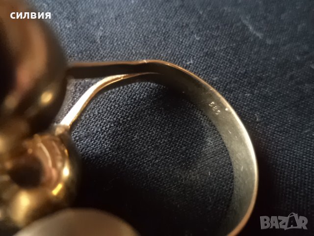 дамски златен пръстен, снимка 4 - Пръстени - 38917172