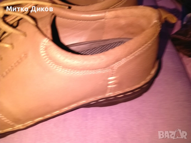 Маркови обувки Lasocki нови стелка 293мм-№44 естествена кожа, снимка 4 - Ежедневни обувки - 52457473