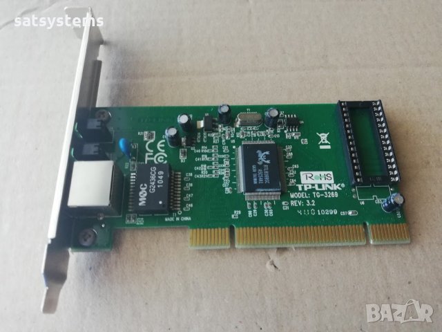 PCI Lan Card 10/100/1000Mbps TP-Link TG-3269 v3.2, снимка 5 - Мрежови адаптери - 33903184