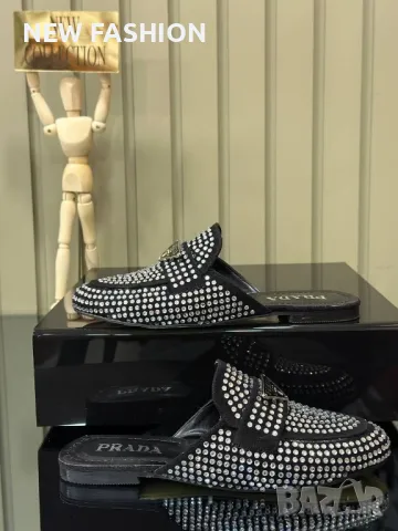 Дамски Чехли ✨36-41✨ Prada , снимка 4 - Чехли - 49882485