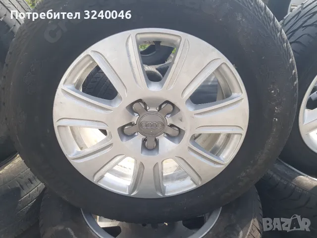 4бр. Алуминиеви джанти и гуми за АУДИ 16 цола 5х112мм, снимка 2 - Гуми и джанти - 49769386