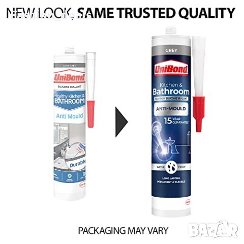 Нов Уплътнител против мухъл Unibond за кухни бани душ тоалетна плочки, снимка 2 - Други стоки за дома - 41928045