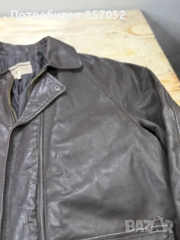 Кожено яке, снимка 6 - Якета - 53666737