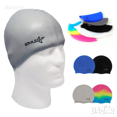 3734 Силиконова шапка за плуване SAILTO