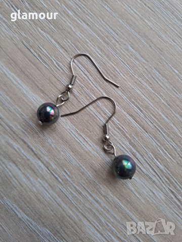 Обеци с перли, снимка 3 - Обеци - 41762417