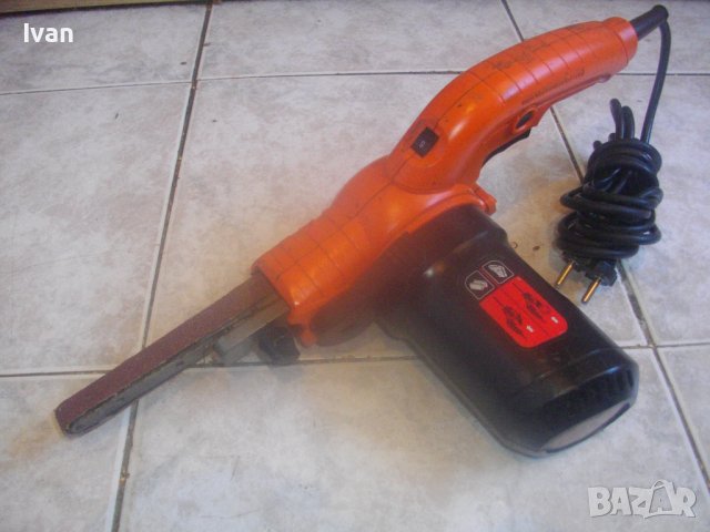 Black Decker KA900E-Ел.Пила-Мини Лентов Шлайф-350 Вата-Отличен-За Шлайфане В Труднодостъпни Места