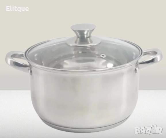 Тенджера Rosberg, 16/18/20/22/24/26 см, Неръждаема стомана, снимка 2 - Съдове за готвене - 52832153