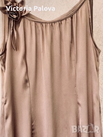 Красива модерна копринена рокля, снимка 12 - Рокли - 41626508
