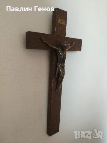 Стар кръст , Исус Христос 25х13см, снимка 9 - Други ценни предмети - 41394340
