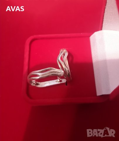 Сребърни обеци 925 + торбичка ежедневни, снимка 4 - Обеци - 35852243