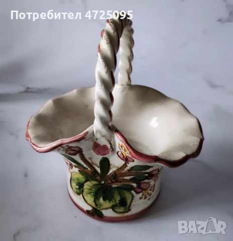 Италианска кошничка, снимка 2 - Декорация за дома - 53304213