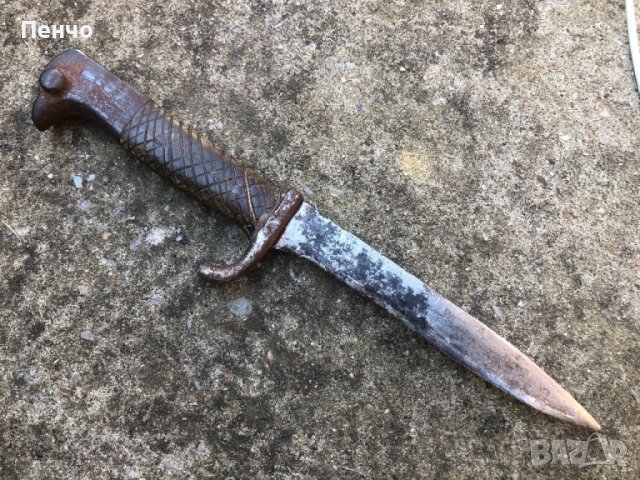 стар немски окопен нож /кама/ - WWII, WEHRMACHT, снимка 1