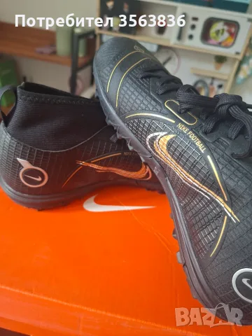 Нови стоножки Nike Mercurial Superfly 8 Academy TF – Номер 38 (24 см), снимка 2 - Детски маратонки - 55832300