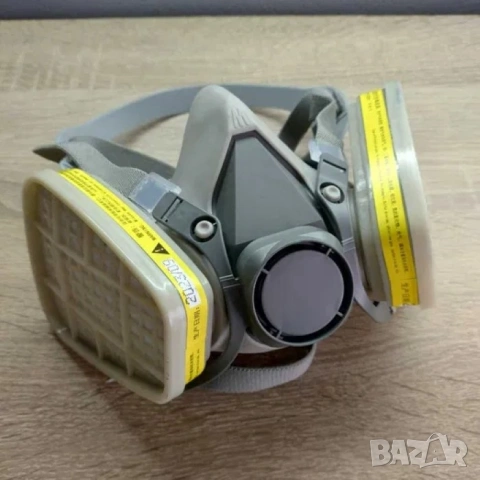 Защитна полумаска 6200 | Предпазна маска, еквивалент на 3М 6200, снимка 10 - Други инструменти - 44681387