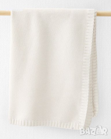 Памучна плетена пелена/одеяло Carter's , снимка 4 - Спално бельо и завивки - 41400387