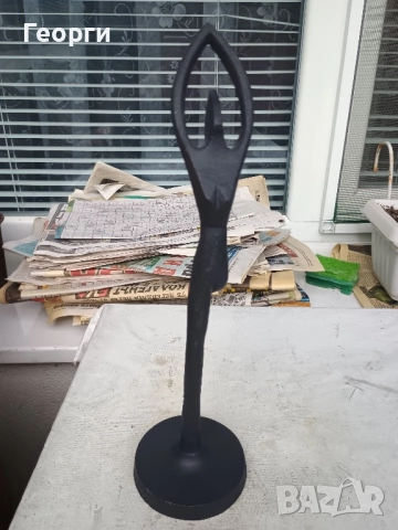 Метална статуетка-25, снимка 3 - Антикварни и старинни предмети - 52350450