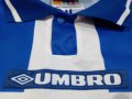 ESBJERG Есберг Дания 1999/00 оригинална футболна тениска UMBRO фланелка за футбол с номер 11, снимка 4