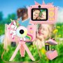 Нов детски фотоапарат Компактна видеокамера за деца начинаещи видео с трипод, снимка 1 - Камери - 41916725