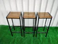 столове за хранене или бар от дърво и метал , снимка 3
