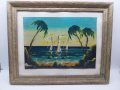 Маслена картина на морска тематика от 1967, снимка 1 - Антикварни и старинни предмети - 44628806