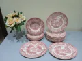 Английски розов порцелан -22 части, снимка 7