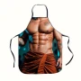 Нова забавна готварска престилка Sexy Man , снимка 3