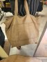 Естествена кожа ОГРОМНА чанта,тип торба,бежева, снимка 15