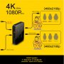 4K HDMI активен сплитер, разклонител, Splitter 1 вход и 2 изхода, снимка 4